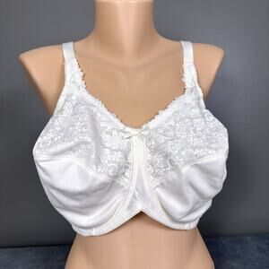 Lilyette Minimizer Size 40DDD White Style 428 Underwire Full Coverage 0428 #2